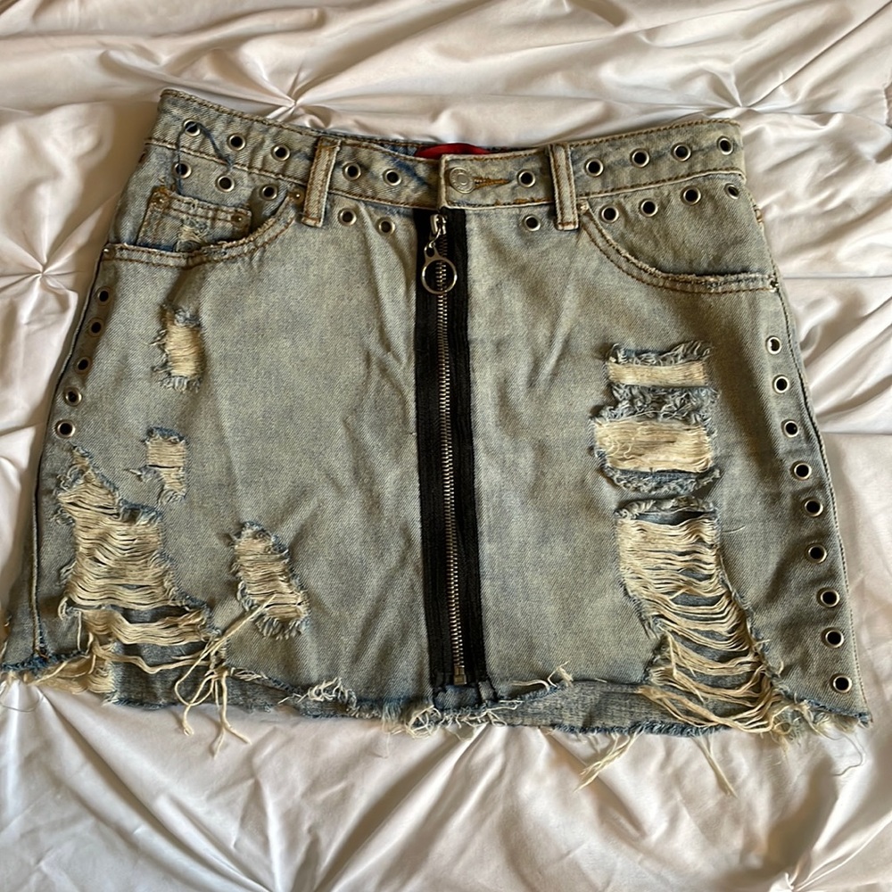 Denim skirt